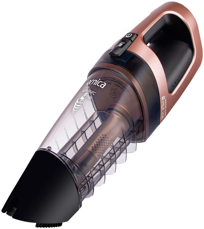 Пылесос беспроводной Arnica E-MAX (ET11200) черный-розовый