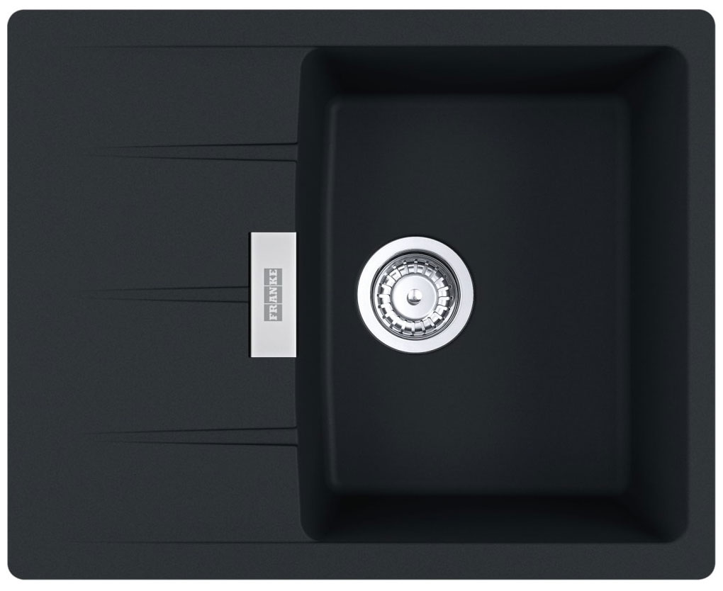 Изображение товара Кухонная мойка Franke CNG 611/211-62 черный матовый, вентиль-автомат (114.0639.677)