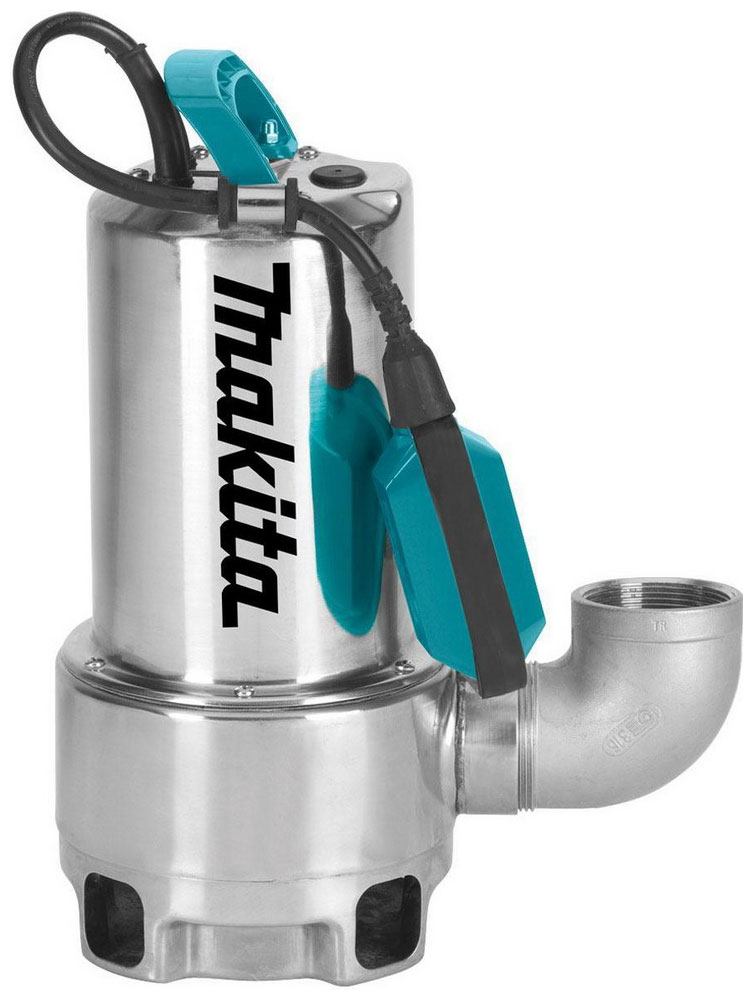 Изображение товара Дренажный погружной насос Makita PF 1110 1100 Вт для грязной воды 250 л/мин