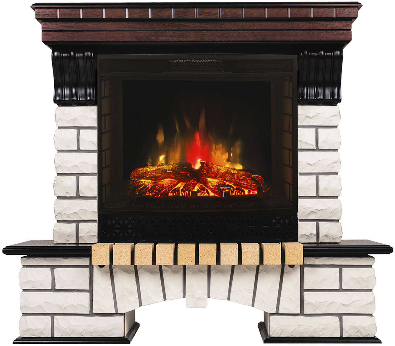 Каминокомплект Realflame Country 25/25,5 AO с Evrika 25,5 LED