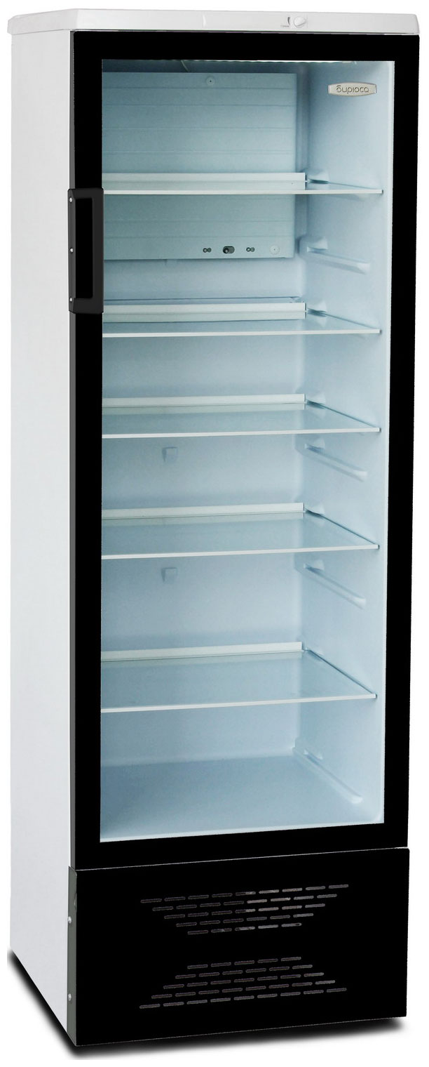 Холодильная витрина Бирюса B 310 чёрный фронт холодильная витрина бирюса б b235dnz