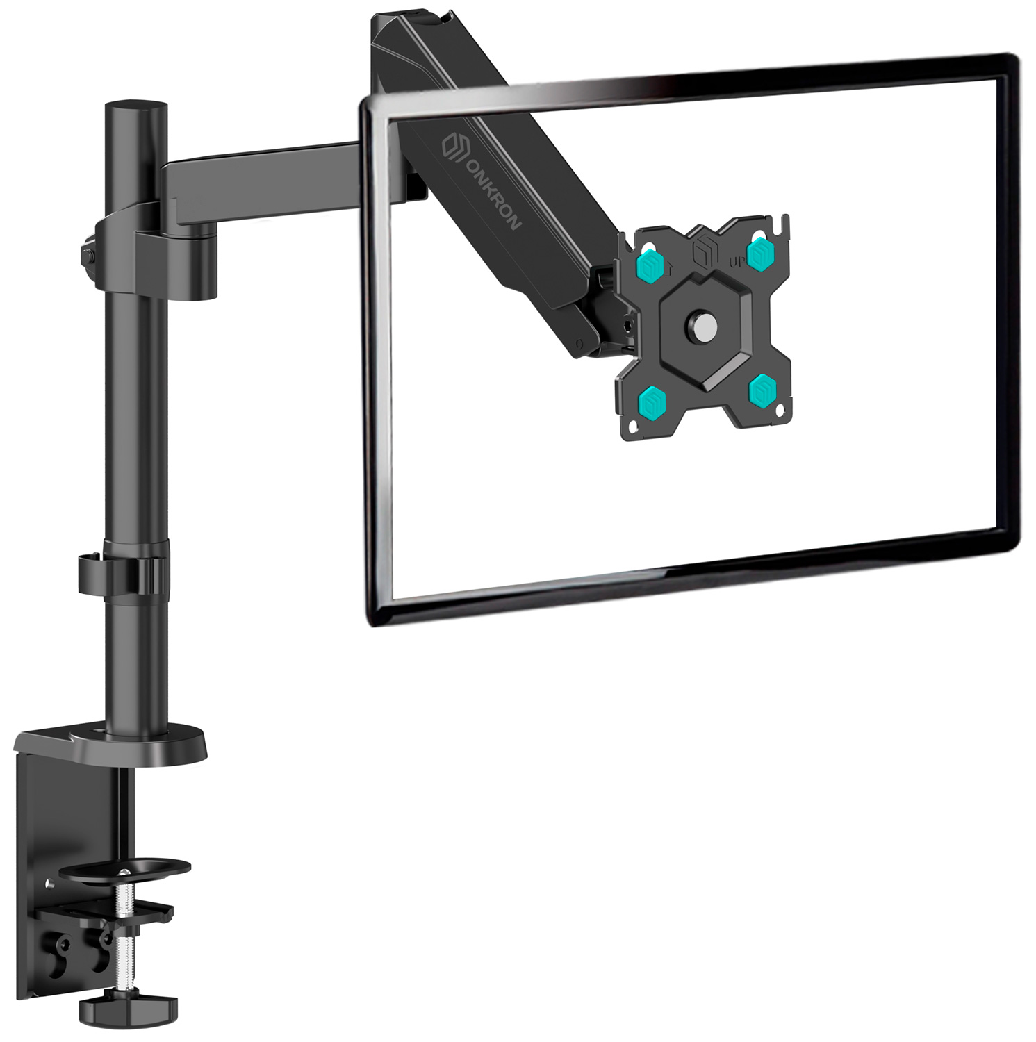 Изображение товара Кронштейн настольный ONKRON G70 для монитора 13-34 дюйма газлифтный наклонно-поворотный