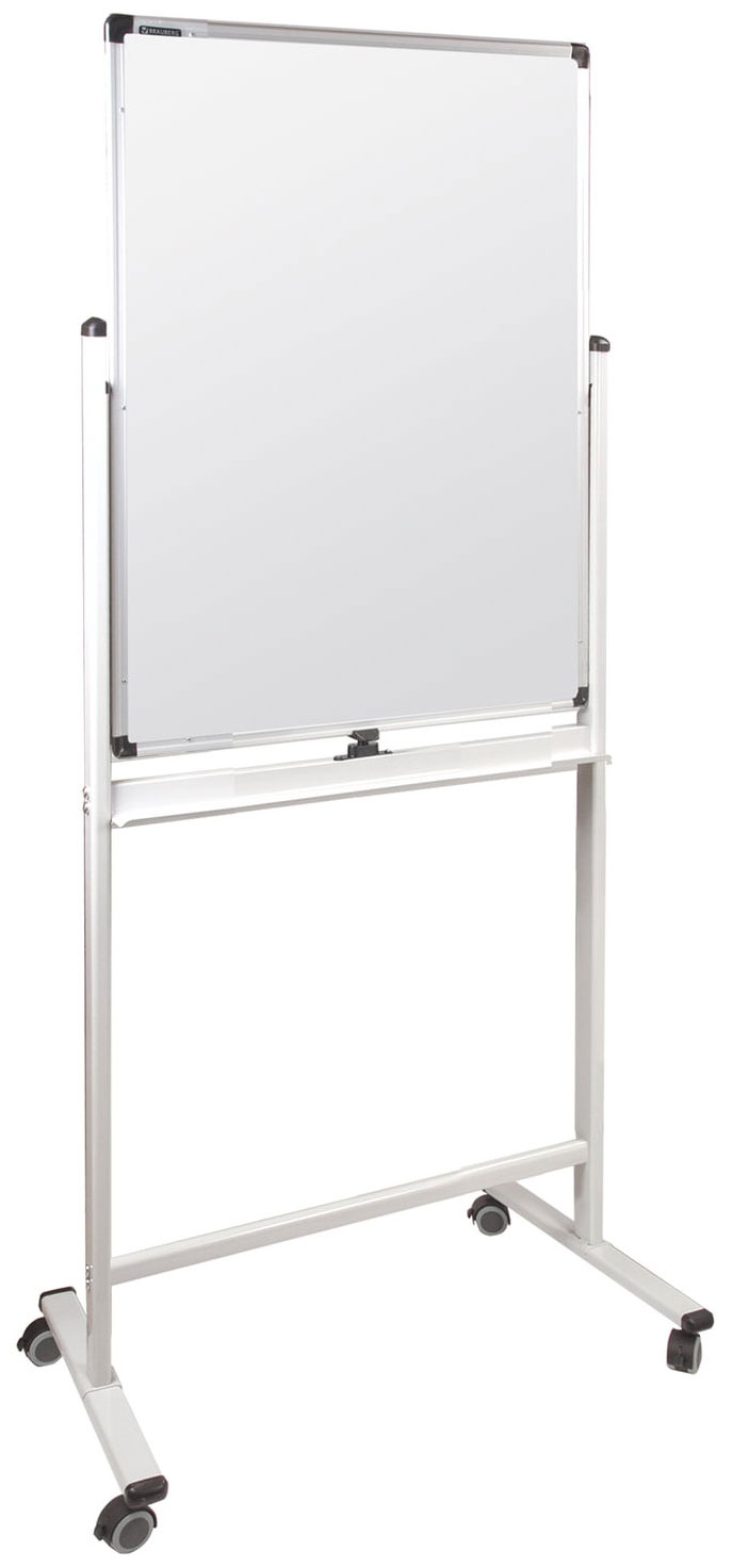 Изображение товара Магнитно-маркерная доска Brauberg 60х90 см двусторонняя на стенде для презентаций и обучения