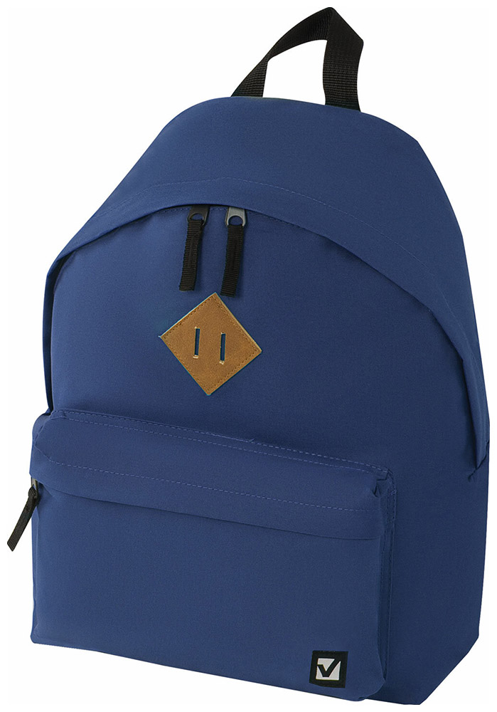 Изображение товара Рюкзак Brauberg универсальный, сити-формат, один тон, синий, 20 литров, 41х32х14 cм, 225373