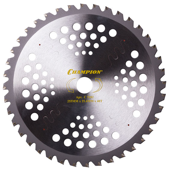 Изображение товара Нож с зубцами из твердого сплава Champion Ninja 40/255/25,4 (SRM-330ES/SRM-350ES,4605) C5182 Изображение товара Нож с зубцами из твердого сплава Champion Ninja 40/255/25,4 (SRM-330ES/SRM-350ES,4605) C5182