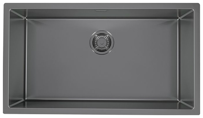 Изображение товара Кухонная мойка Alveus Quadrrix 60 Antracit нержавеющая сталь 790x450 мм