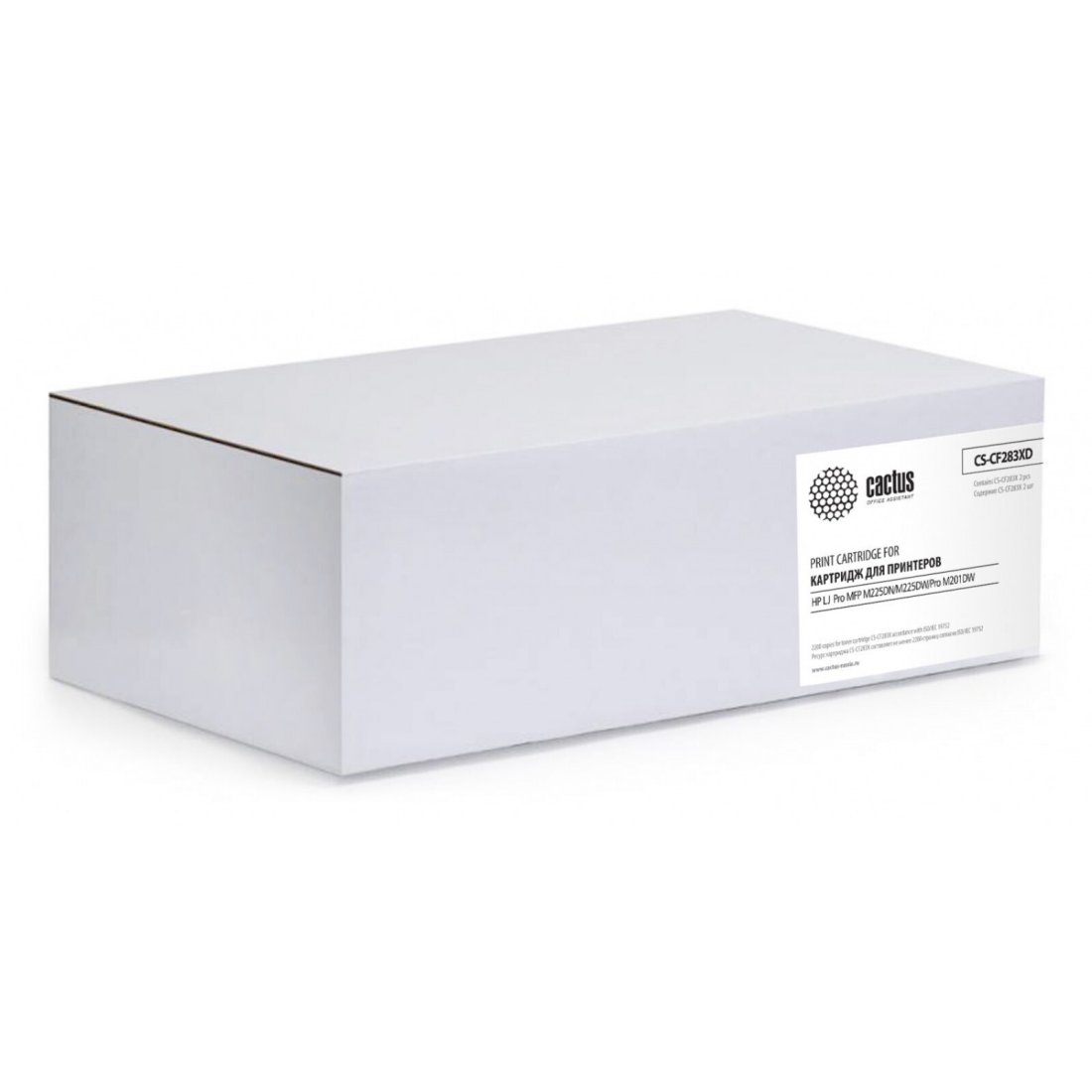Изображение товара Картридж лазерный Cactus CS-CF283XD черный x2упак. (2200стр.) для HP LJ Pro M225dn/M201/M202
