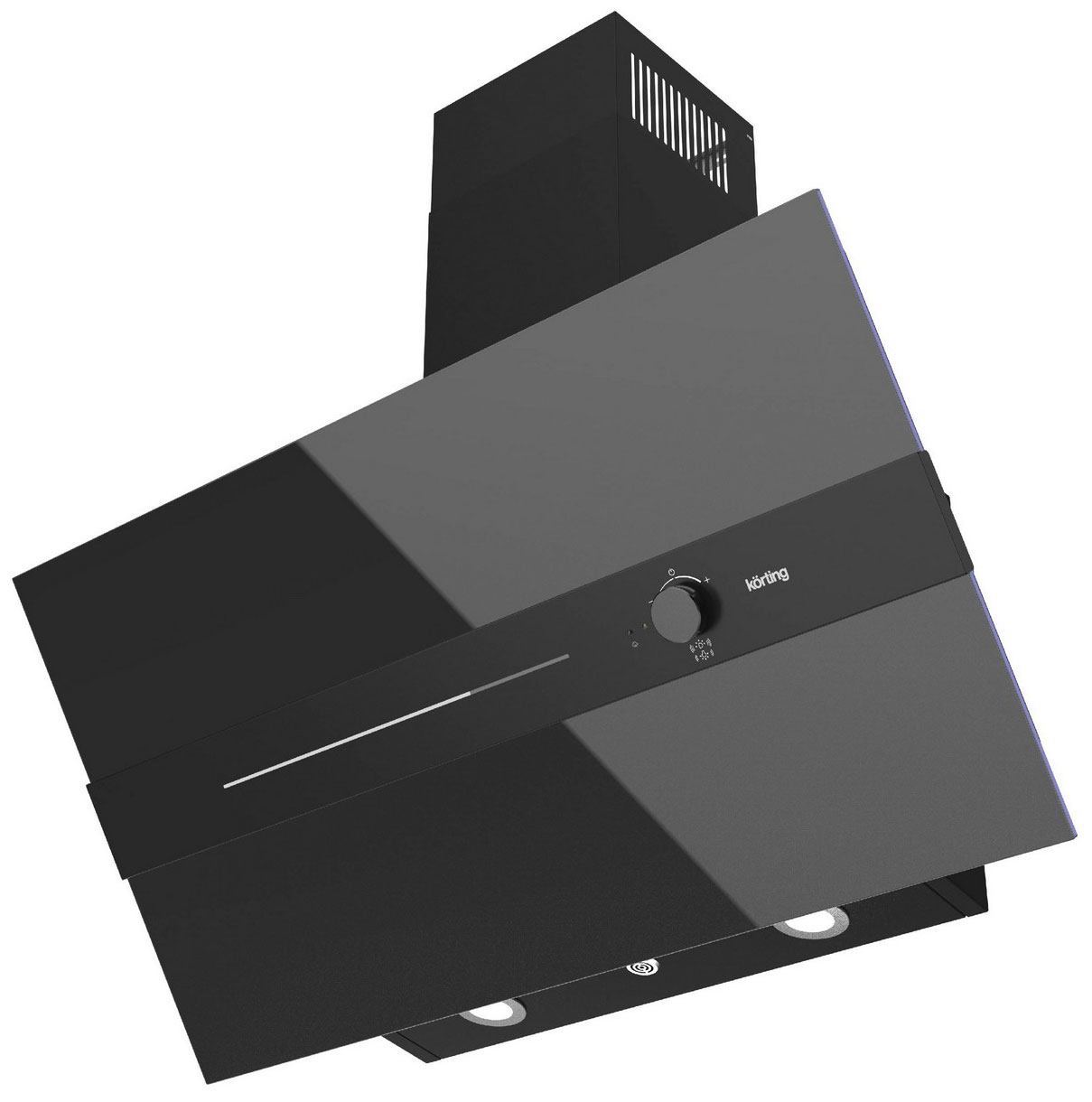 Изображение товара Вытяжка кухонная Korting KHC 99799 AGN наклонная 950 м3/ч черная