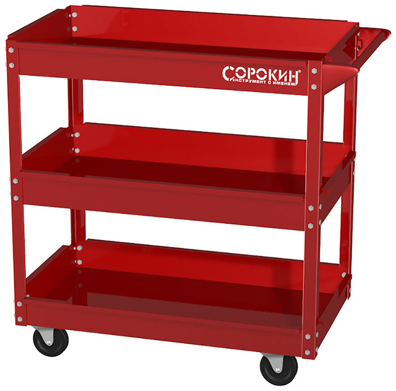 Изображение товара Инструментальная тележка Сорокин 9.3, 3 полки