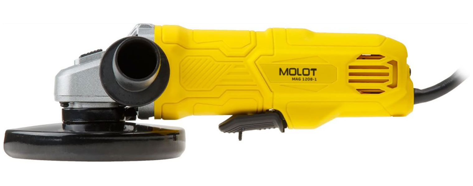 Изображение товара Угловая шлифовальная машина (болгарка) Molot MAG 1208-1 (MAG120810027)