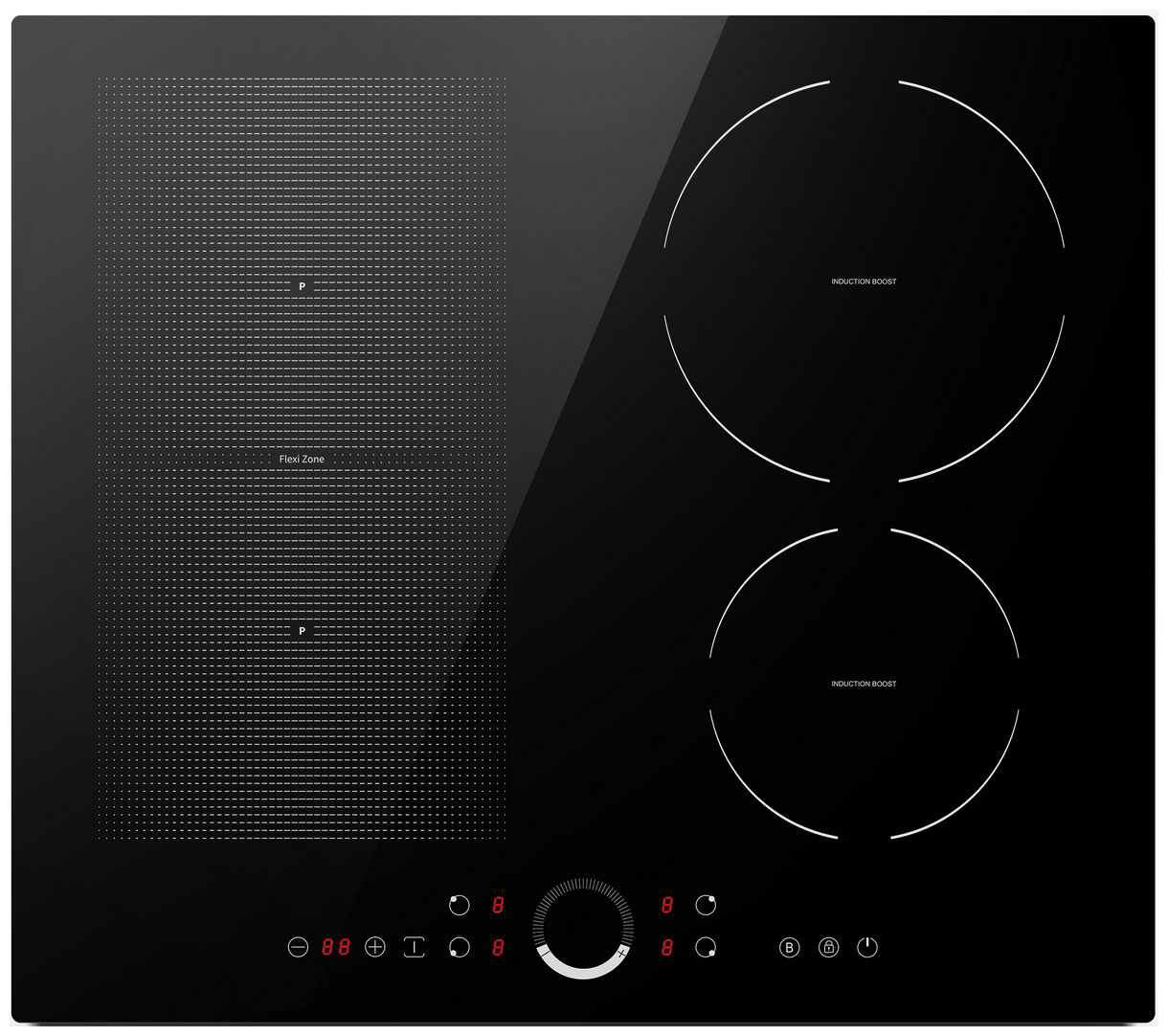 

Электрическая варочная панель Simfer H60I74S006, Черный