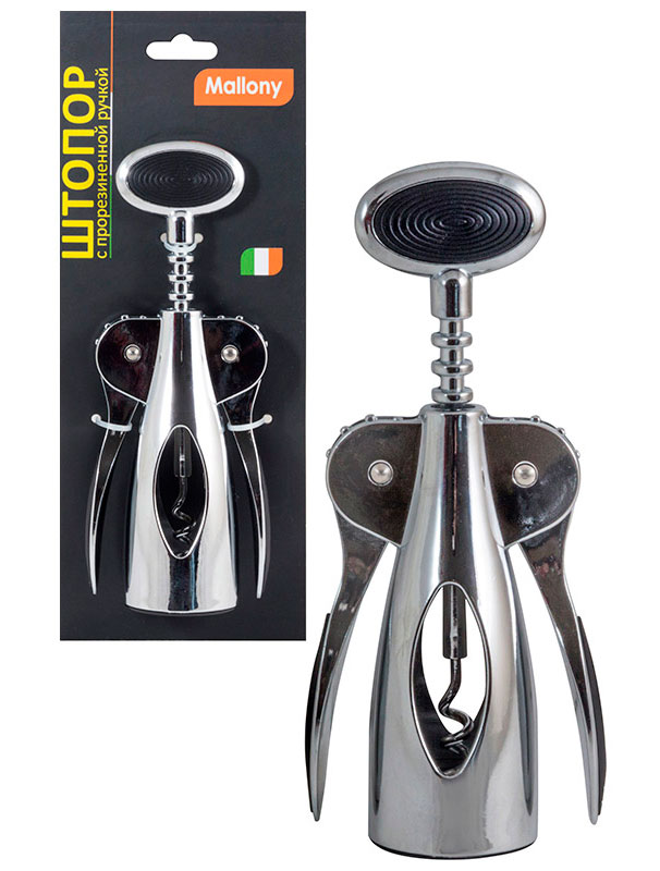 Изображение товара Штопор Mallony MODERNO, с прорезиненной ручкой (984041)