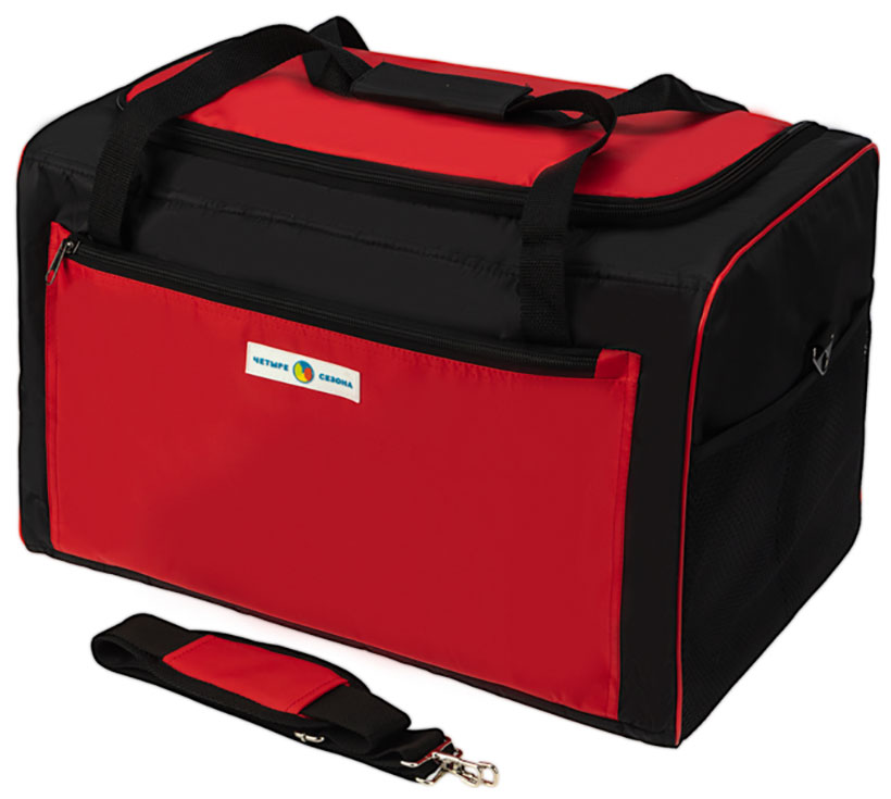 Изображение товара Термосумка Четыре сезона объем 45 л с утеплением и ремнем переноски