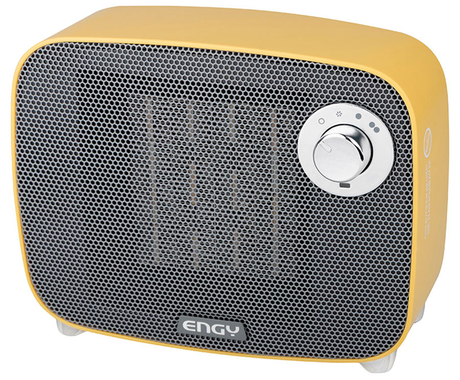 Изображение товара Тепловентилятор Engy PTC-321 желтый мощностью 1500 Вт для домашнего обогрева