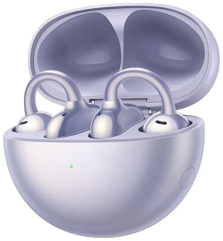 Изображение товара Беспроводные вставные наушники Huawei FreeClip DOVE-T100 Purple Bluetooth 5.3
