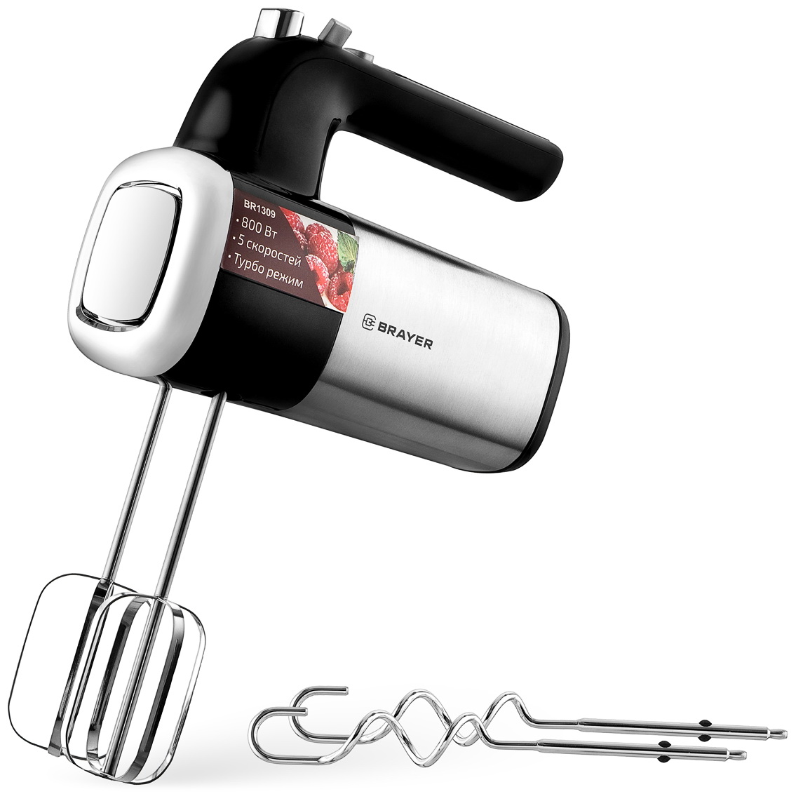

Миксер Brayer BR1309, Нержавеющая сталь