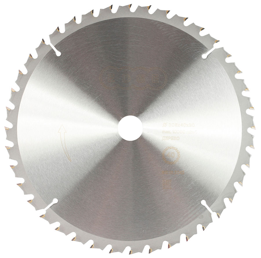 

Диск пильный Patriot EDGE, по дереву, 305x40x30 для торцовочной пилы (810010042)