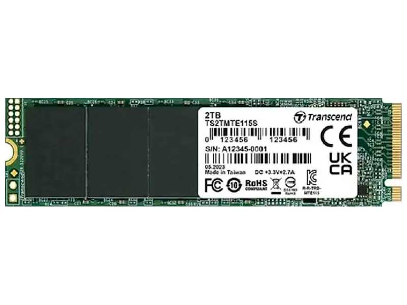Изображение товара SSD накопитель Transcend M.2 2280 2000 Гб PCIe 3.0 TLC