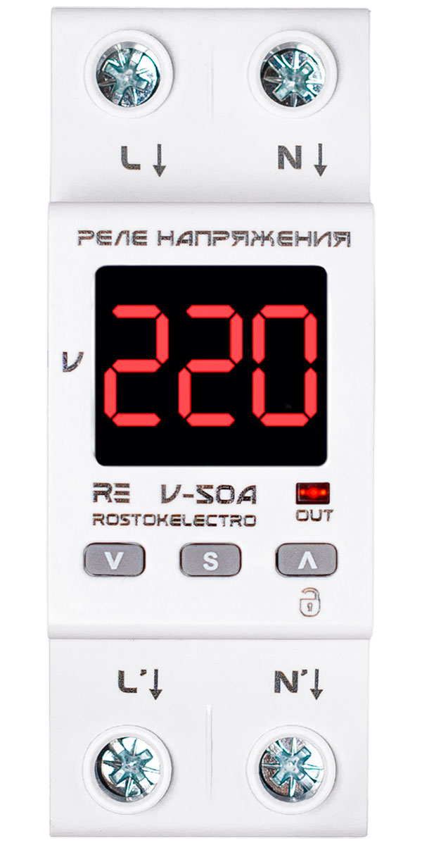 Реле напряжения RE V-50A Реле напряжения RE V-50A