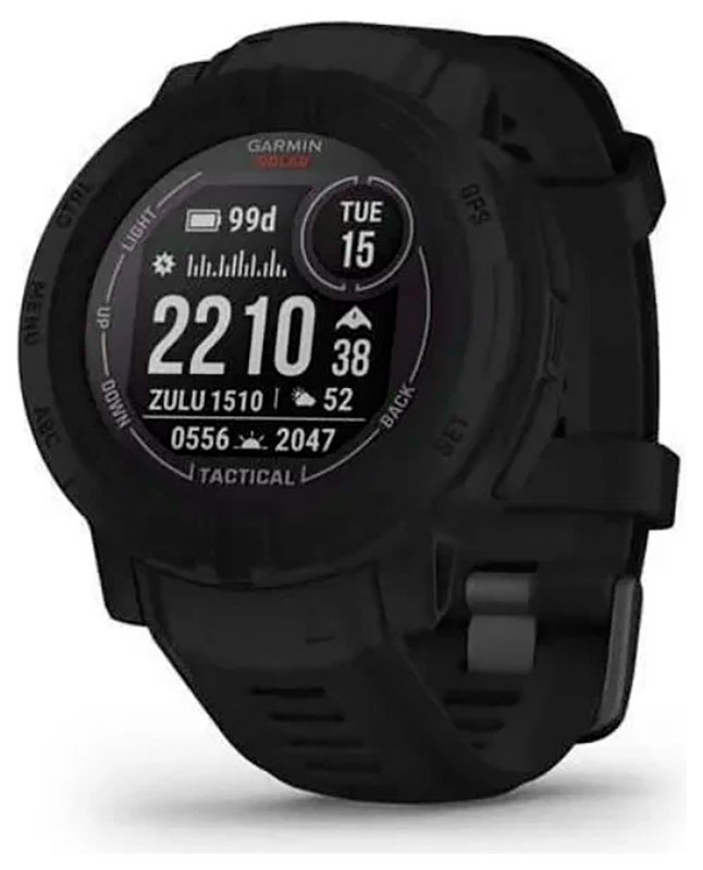 Изображение товара Garmin INSTINCT 2 SOLAR TACTICAL BLACK умные спортивные часы с солнечной зарядкой
