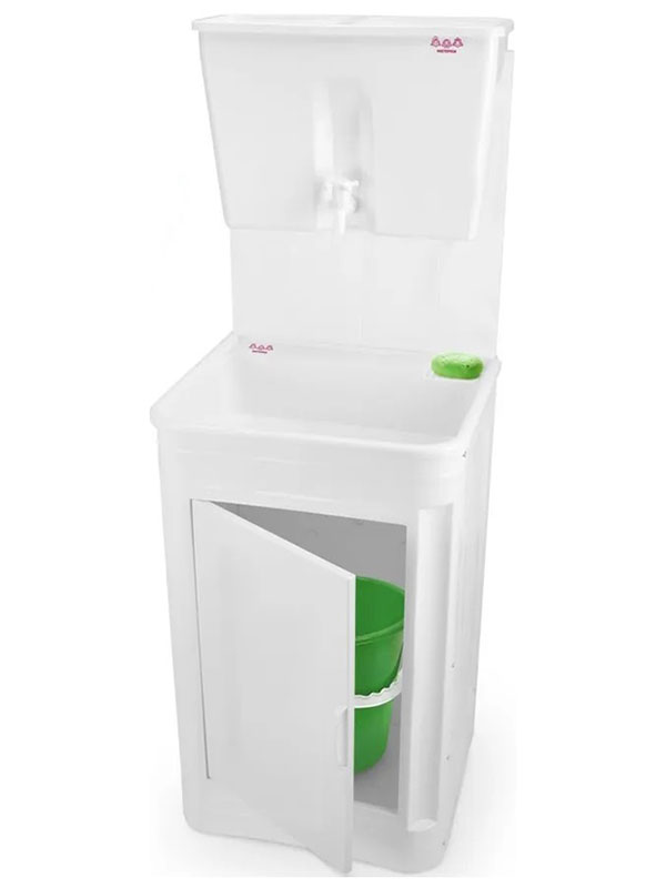 Изображение товара Умывальник Мастерица WK-17Р, без ЭВН с пластиковой тумбой, 17 л