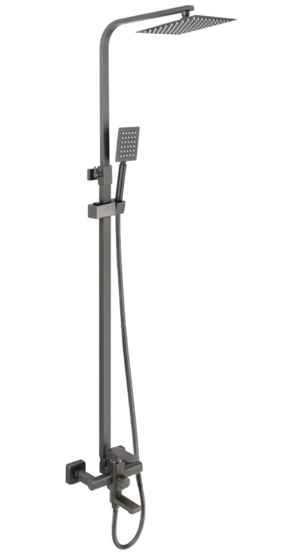 Изображение товара Душевая система D-Lin оружейная сталь, (D10A03-S)
