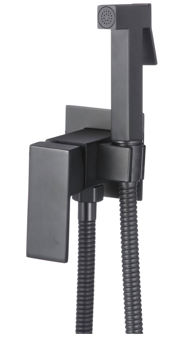 Изображение товара Гигиенический душ со смесителем D-Lin черный (D183201-A)