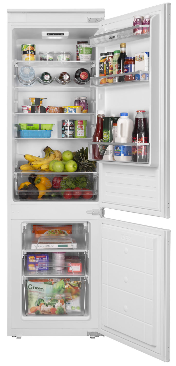 Изображение товара Встраиваемый двухкамерный холодильник Meferi MBR177 LOW FROST LIGHT