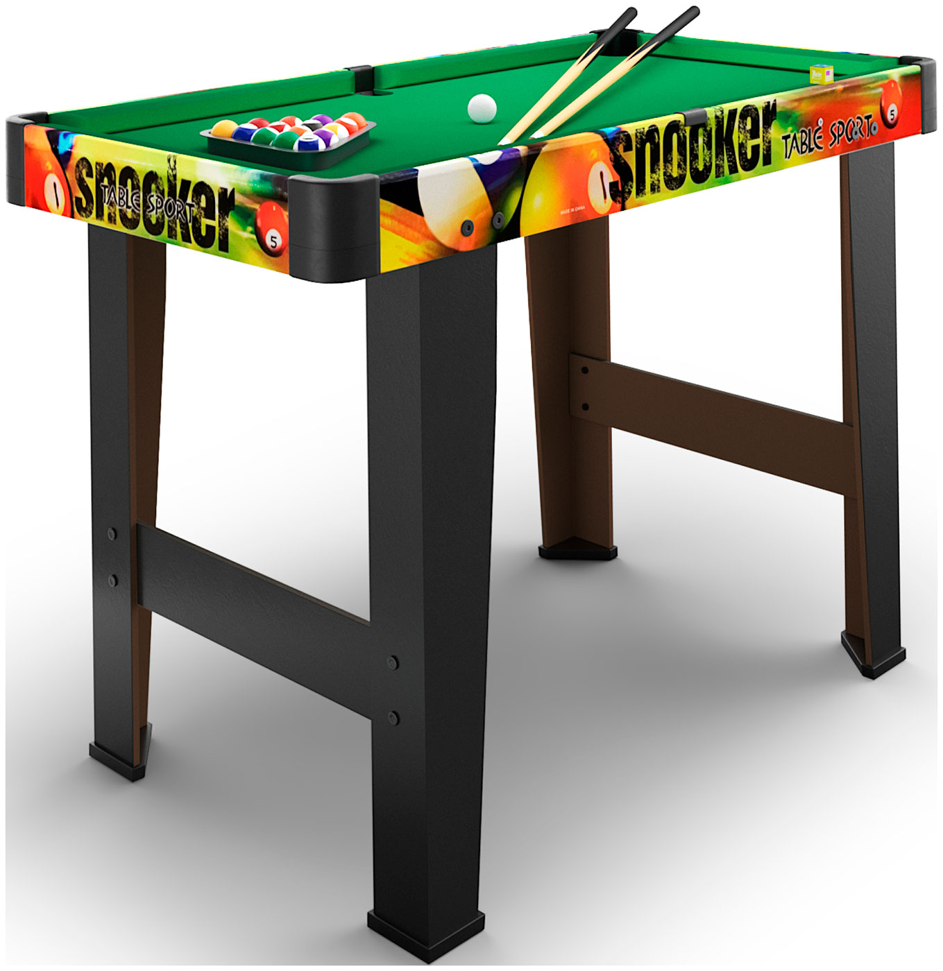 Изображение товара Игровой стол Unix Line Мини Бильярд 88х47 см Color для дома и офиса