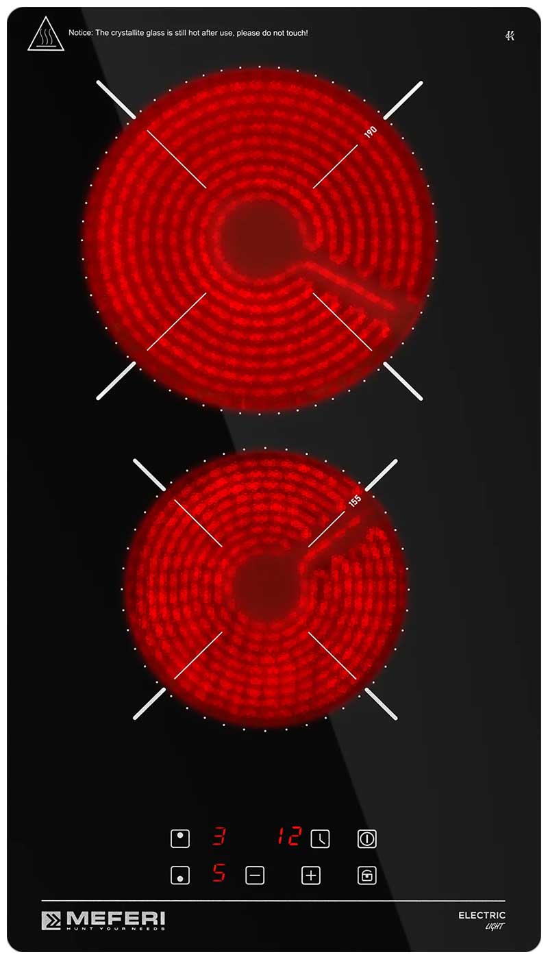 Изображение товара Электрическая варочная панель Meferi MEH302BK LIGHT