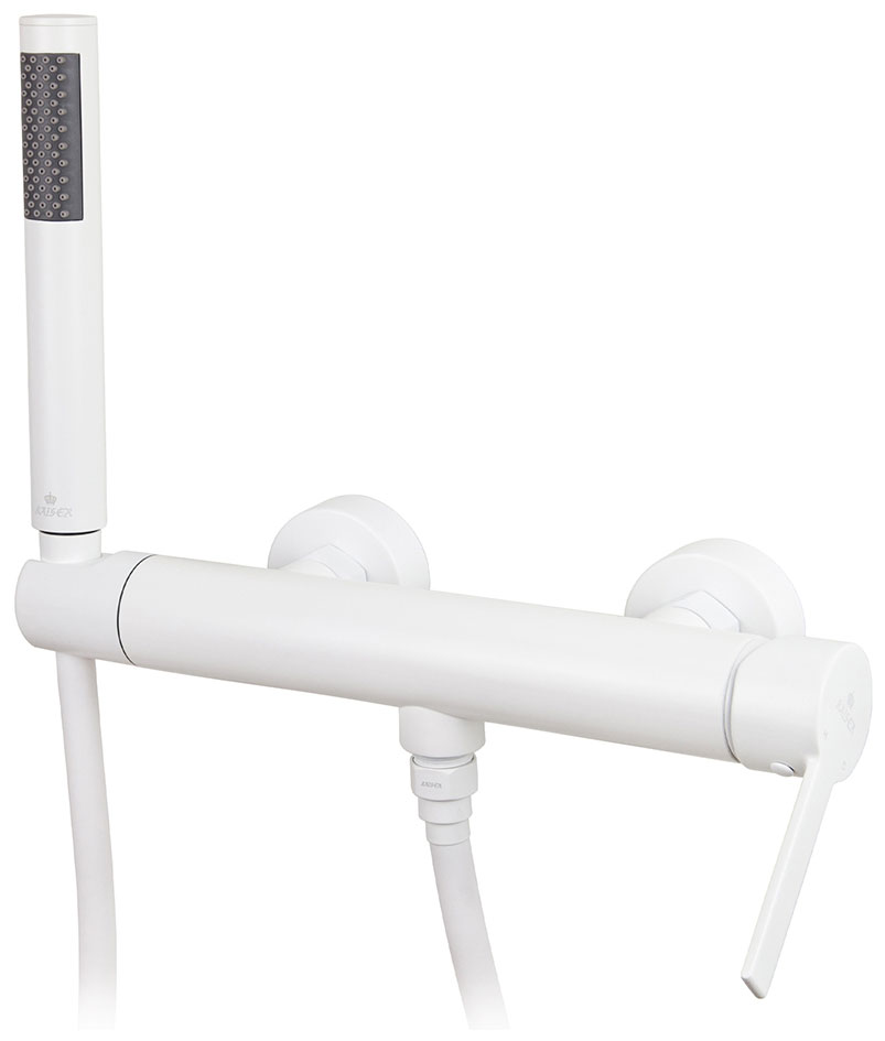 Изображение товара Смеситель для душкабины Kaiser Serio, белый (05477-4)