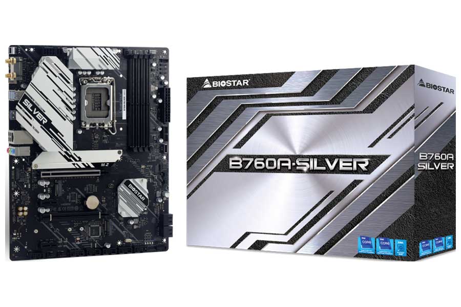 Изображение товара Материнская плата Biostar B760A-Silver (s1700, ATX)