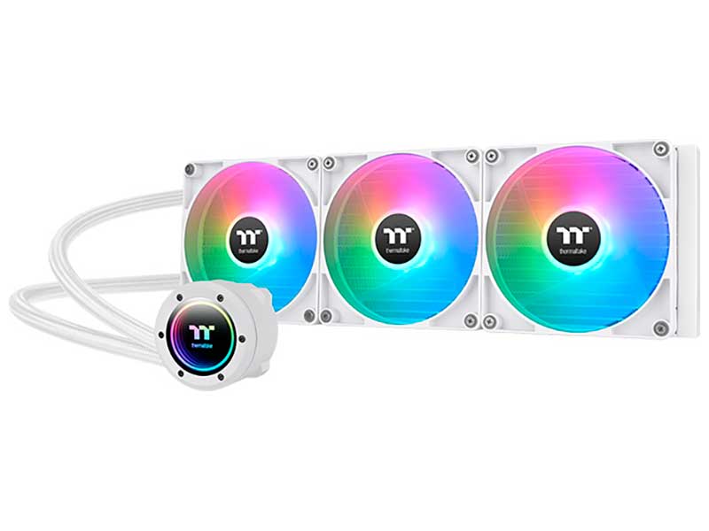 Изображение товара СЖО для процессоров Thermaltake TH420 V2 Snow ARGB (CL-W378-PL14SW-A)