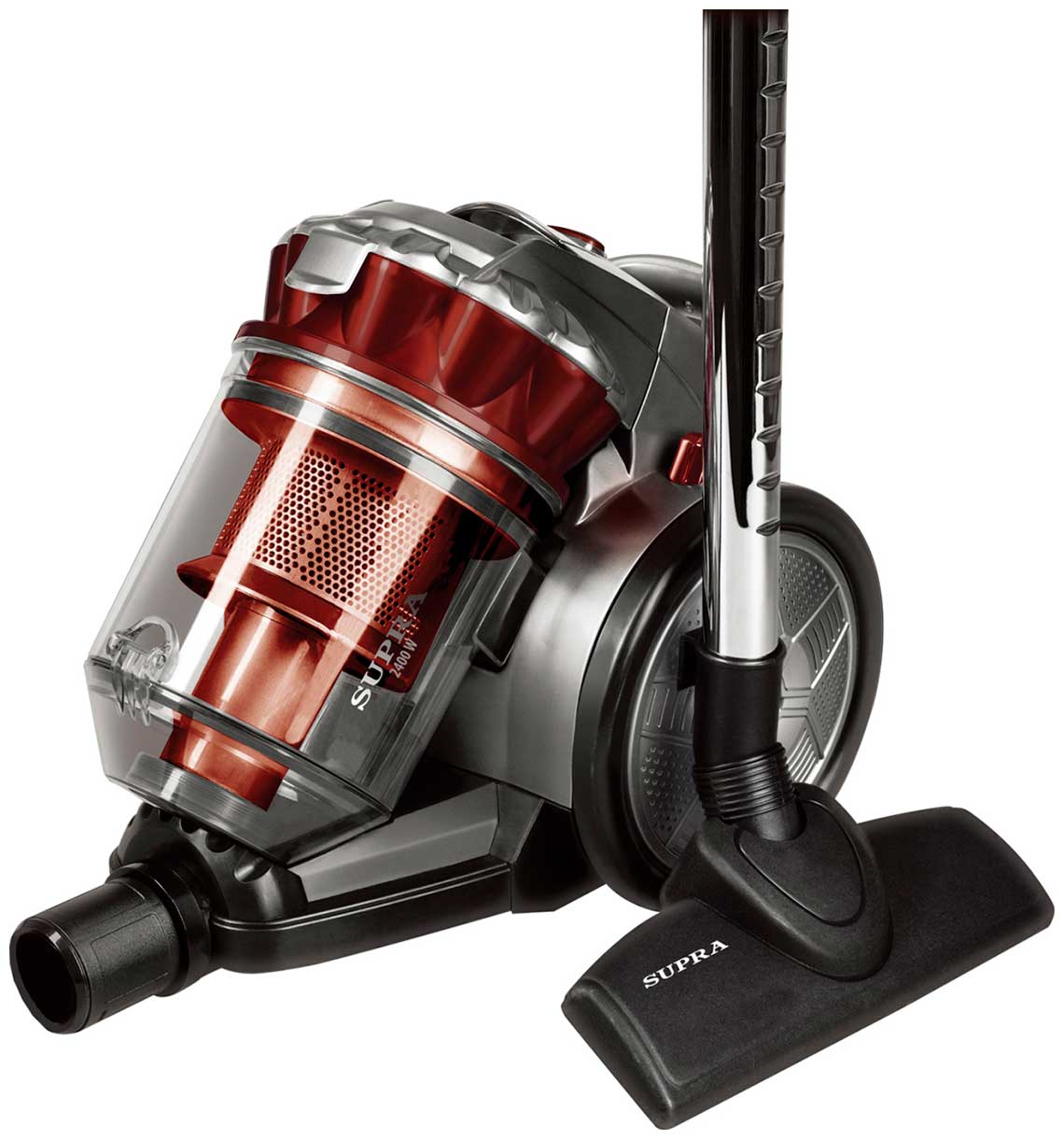 Изображение товара Пылесос Supra VCS-2280 циклонный мощностью 2400 Вт с контейнером 2.5 л
