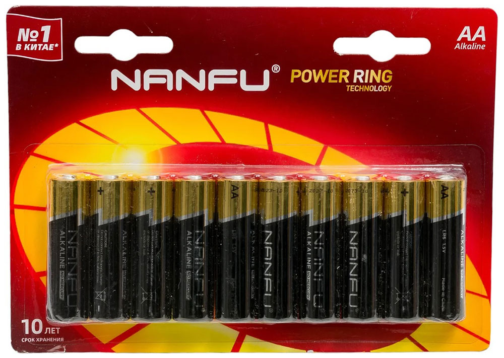

Батарейка Nanfu AA (10 шт) LR6-10B