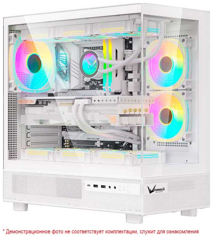 Изображение товара Компьютерный корпус Formula Crystal Z8 Floe белый