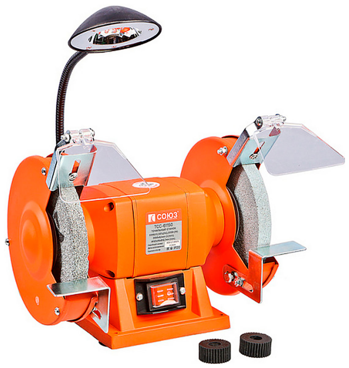 

Точильный станок Союз ТСС-61150 (круг 150х16х127 мм, 220 Вт, 2950 об/мин, свет)