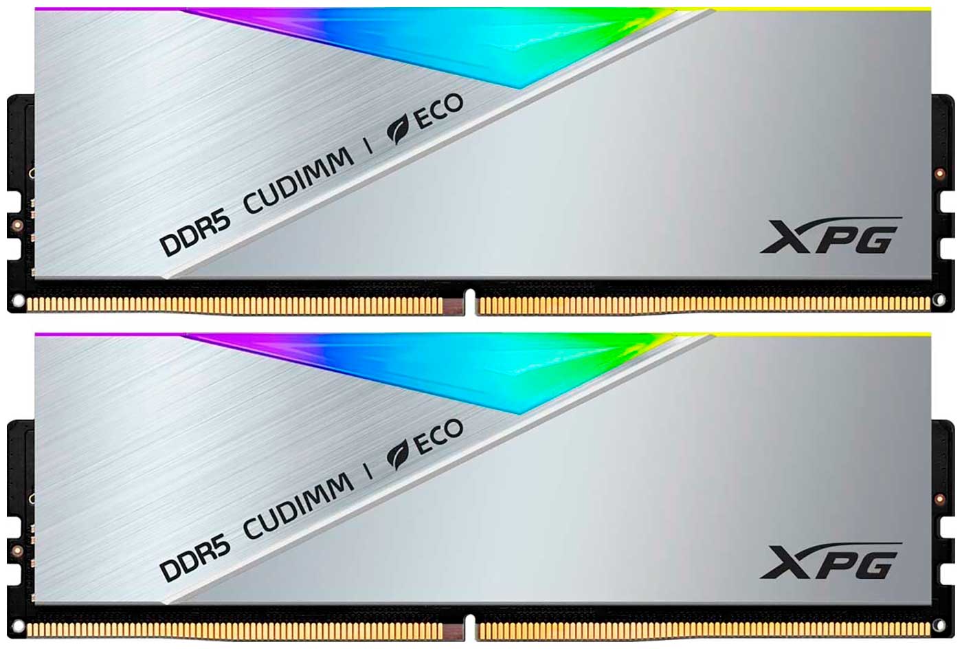 Изображение товара Оперативная память Adata DDR5 48GB (2x24GB) 9200MHz Lancer CUDIMM RGB (AX5CU9200C4224G-DCLACRSG)