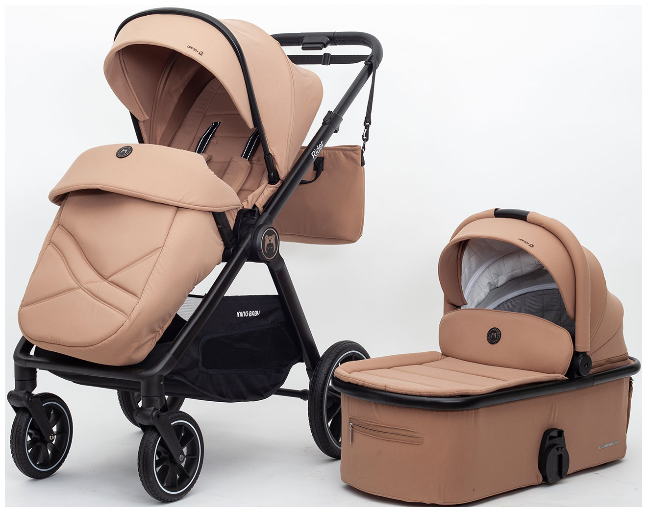 Изображение товара Коляска 2 в 1 Ining Baby KR345 Plus khaki