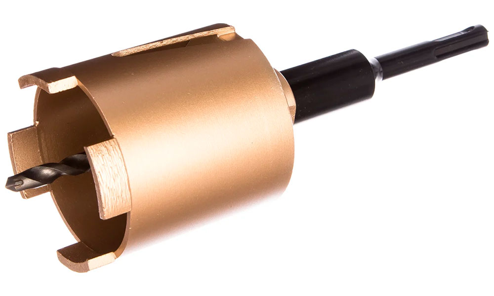 Изображение товара Коронка кольцевая Fit по бетону, алмазная, безударная, в сборе, 68 мм