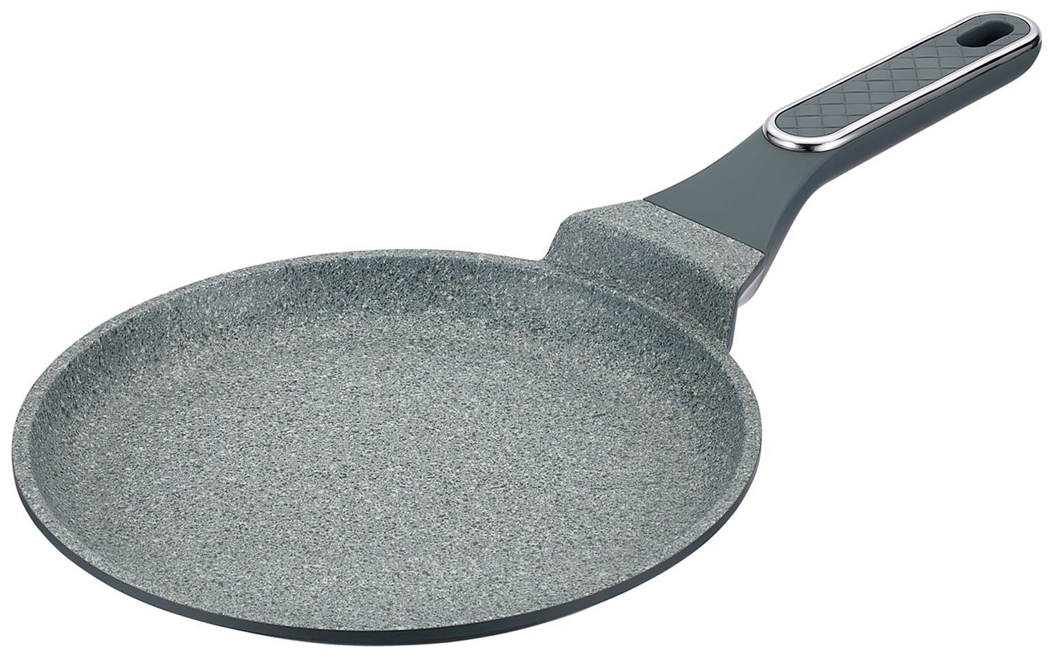 Изображение товара Сковорода индукционная блинная Regent 22 см, inox Linea Denim, серо-голубой металлик (63-2522)