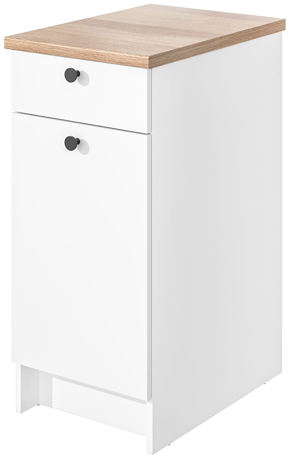 

Шкаф кухонный напольный Candy ModulE, с ящиком и столешницей, 40x91x61 см (TD0053869RU), белый матовый