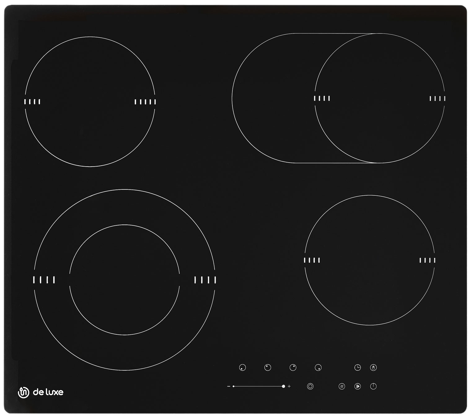 

Электрическая варочная панель De luxe VC6E466-S07 (EVS5904.00), Черный