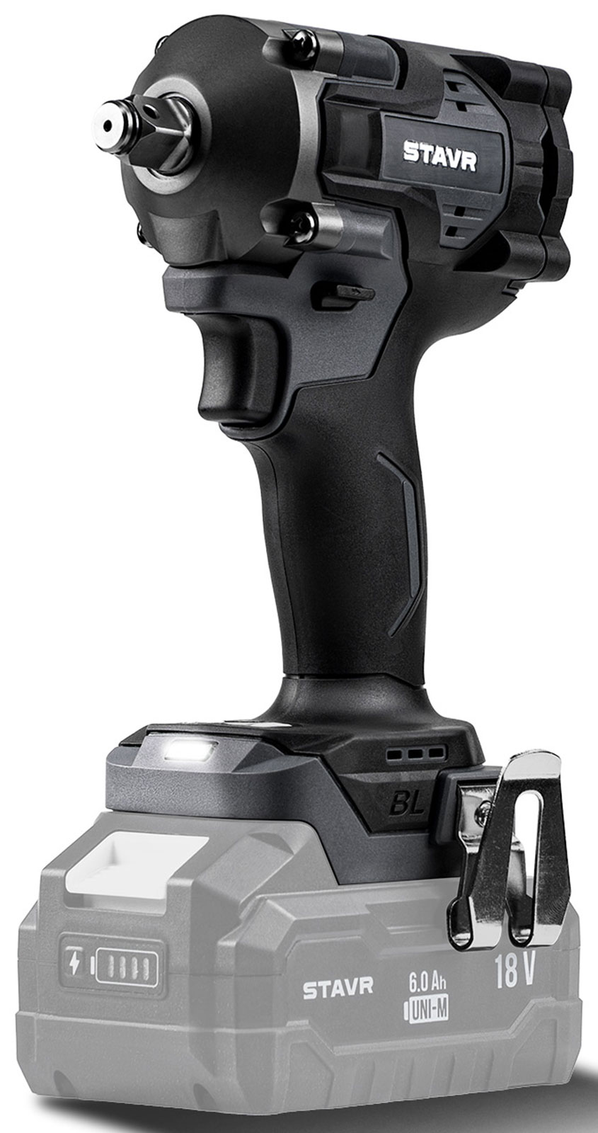 Изображение товара Гайковёрт Stavr SWI 18BL-380V ударный аккумуляторный профессиональный