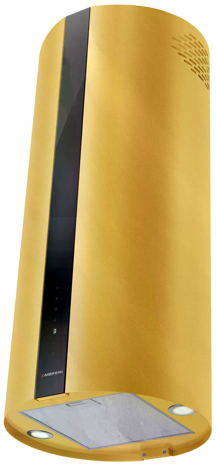 Изображение товара Вытяжка Meferi TUBE40GOLD ISLA COMFORT PLUS для кухни 1200 м3/ч, золото