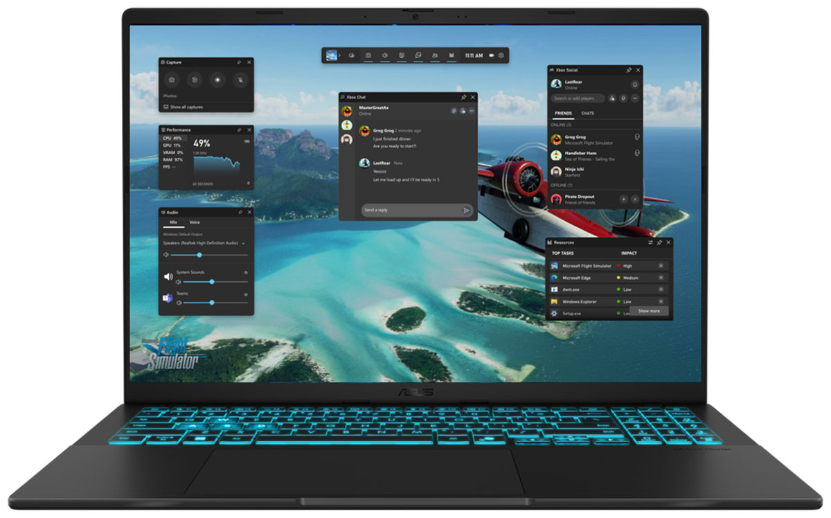 Изображение товара Ноутбук Asus V3607VP с Intel Core 7, 16" IPS, RTX 5070, 32ГБ DDR5