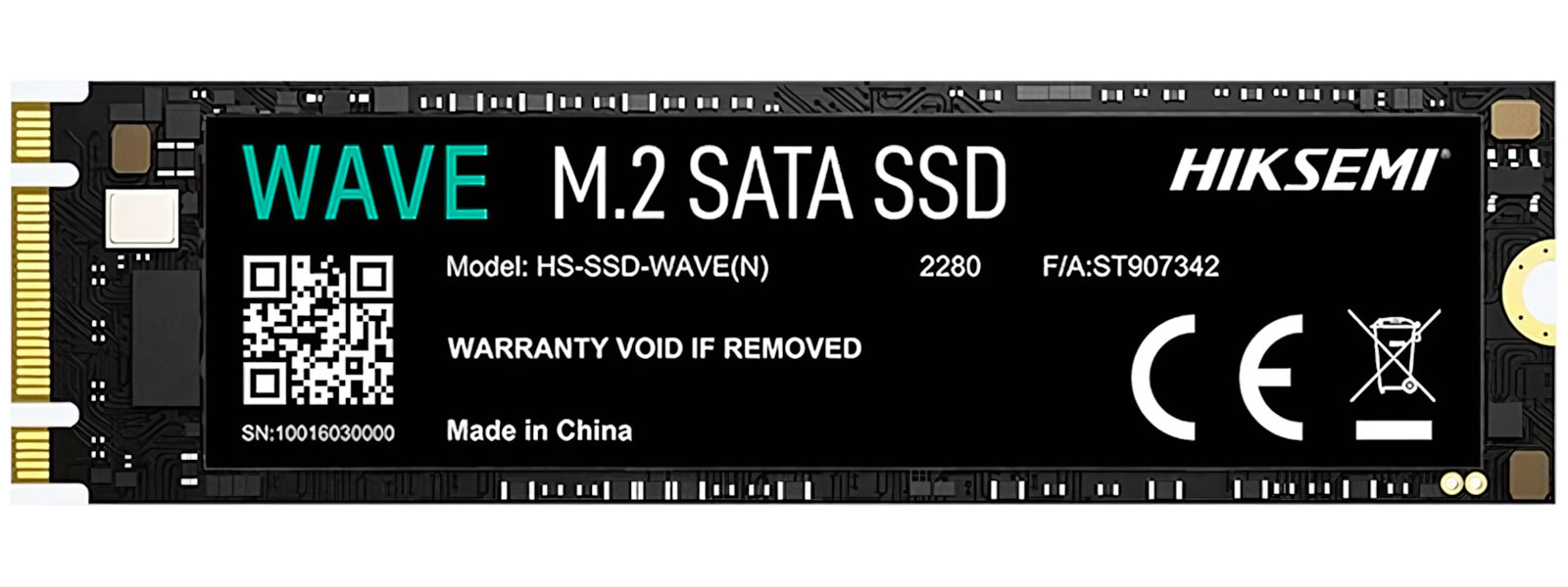 Изображение товара SSD накопитель Hikvision M.2 SATA 512GB (HS-SSD-WAVE(N))
