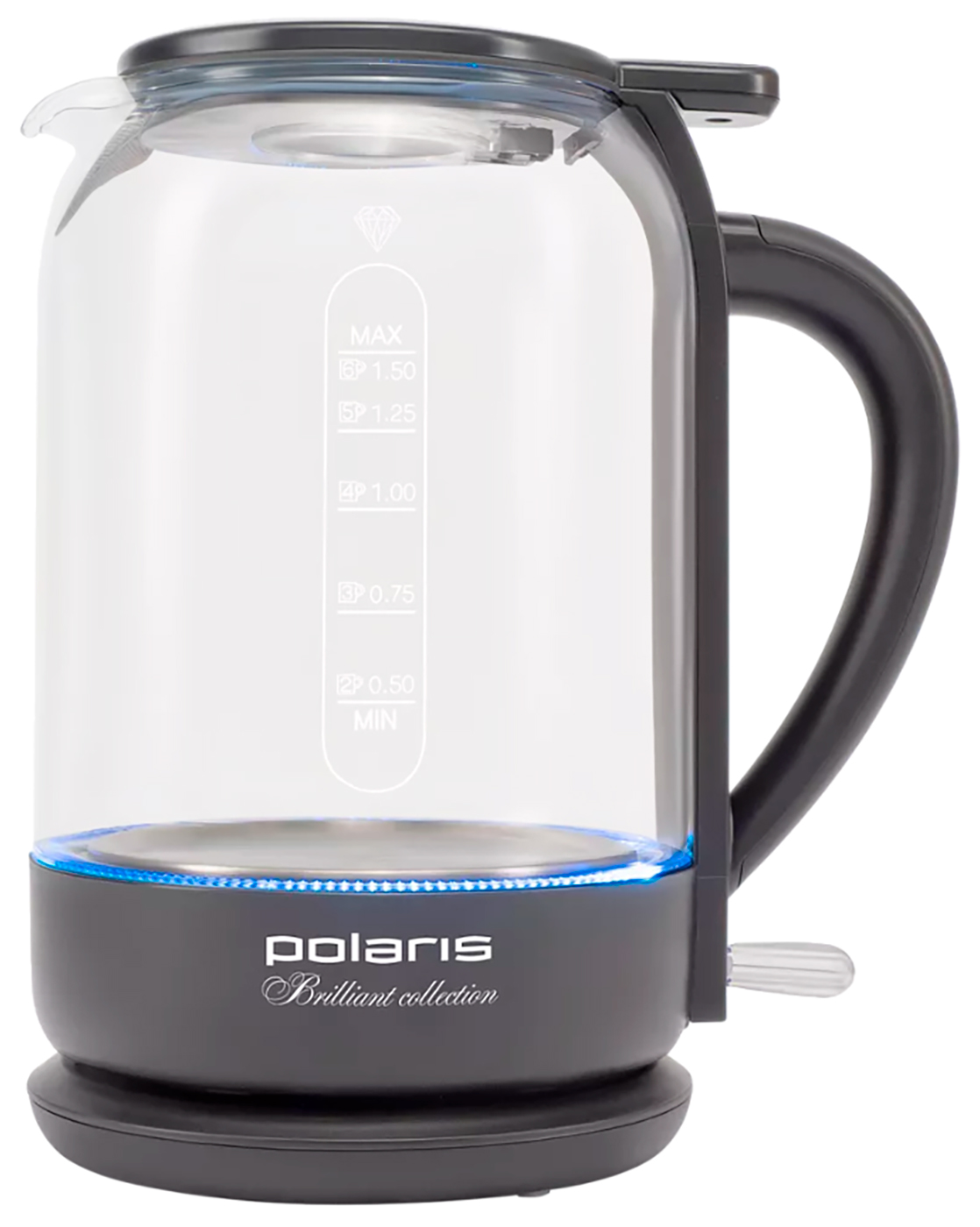 Изображение товара Чайник электрический Polaris PWK 1753CGL, графитовый Изображение товара Чайник электрический Polaris PWK 1753CGL, графитовый
