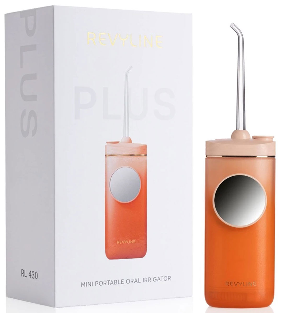 фото Портативный ирригатор revyline rl 430 plus, оранжевый