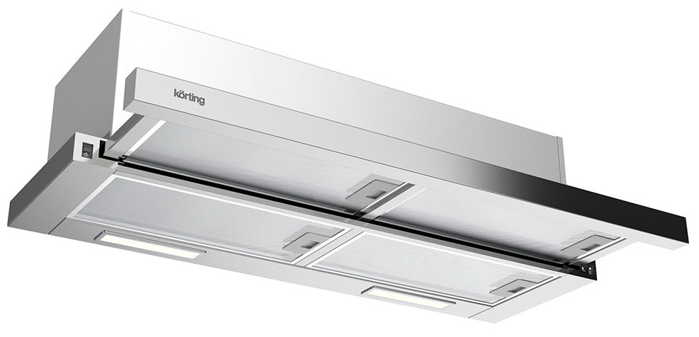 Изображение товара Элегантная вытяжка Korting KHP 9815 X нержавеющая сталь 800 м3/ч